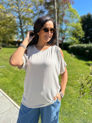 Stone Cold Shoulder Top Orla