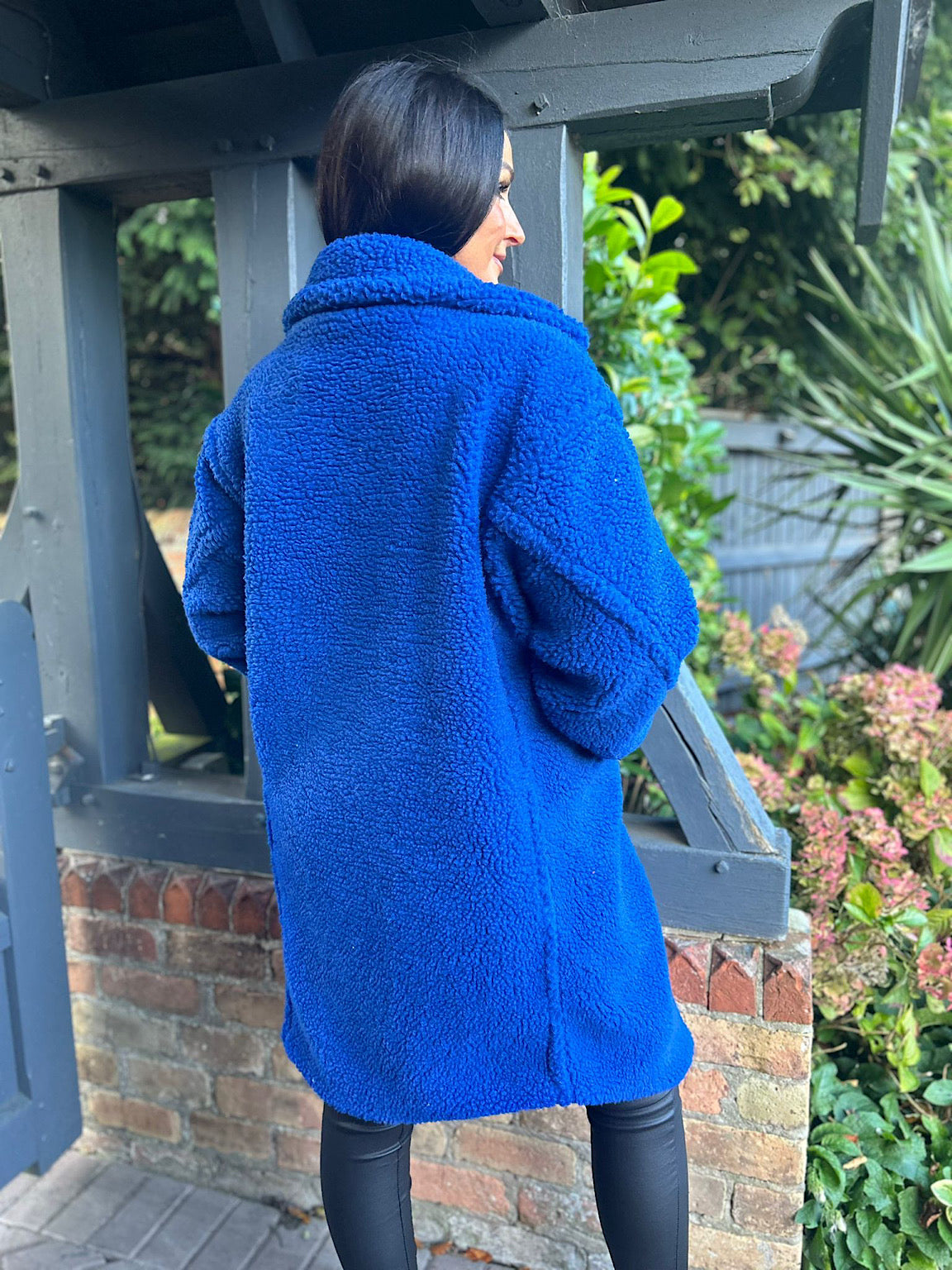 Royal Blue Teddy Coat Wendy Tillett's