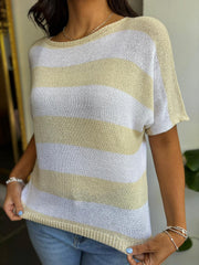 Stone Stripe Knit Luna