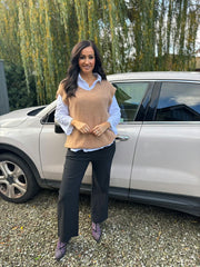 Camel Shirt and Tank Two Piece Gio