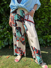 Cream Artisan Bloom Trousers Emily
