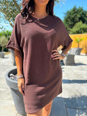 Chocolate Knit Dress Bronwen