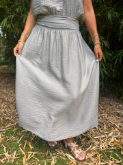 Mocha Top & Skirt Set Daniella