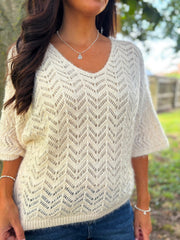 Stone Soft Chevron Knit Ensley