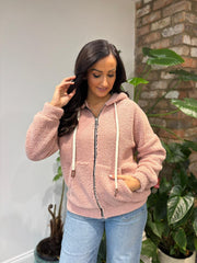 Rose Fleece Hoodie Brielle