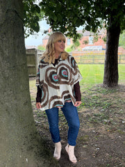 Stone Tie Dye Print Blouse Katherine