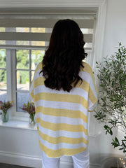 Butter Yellow Stripe Knit Karina
