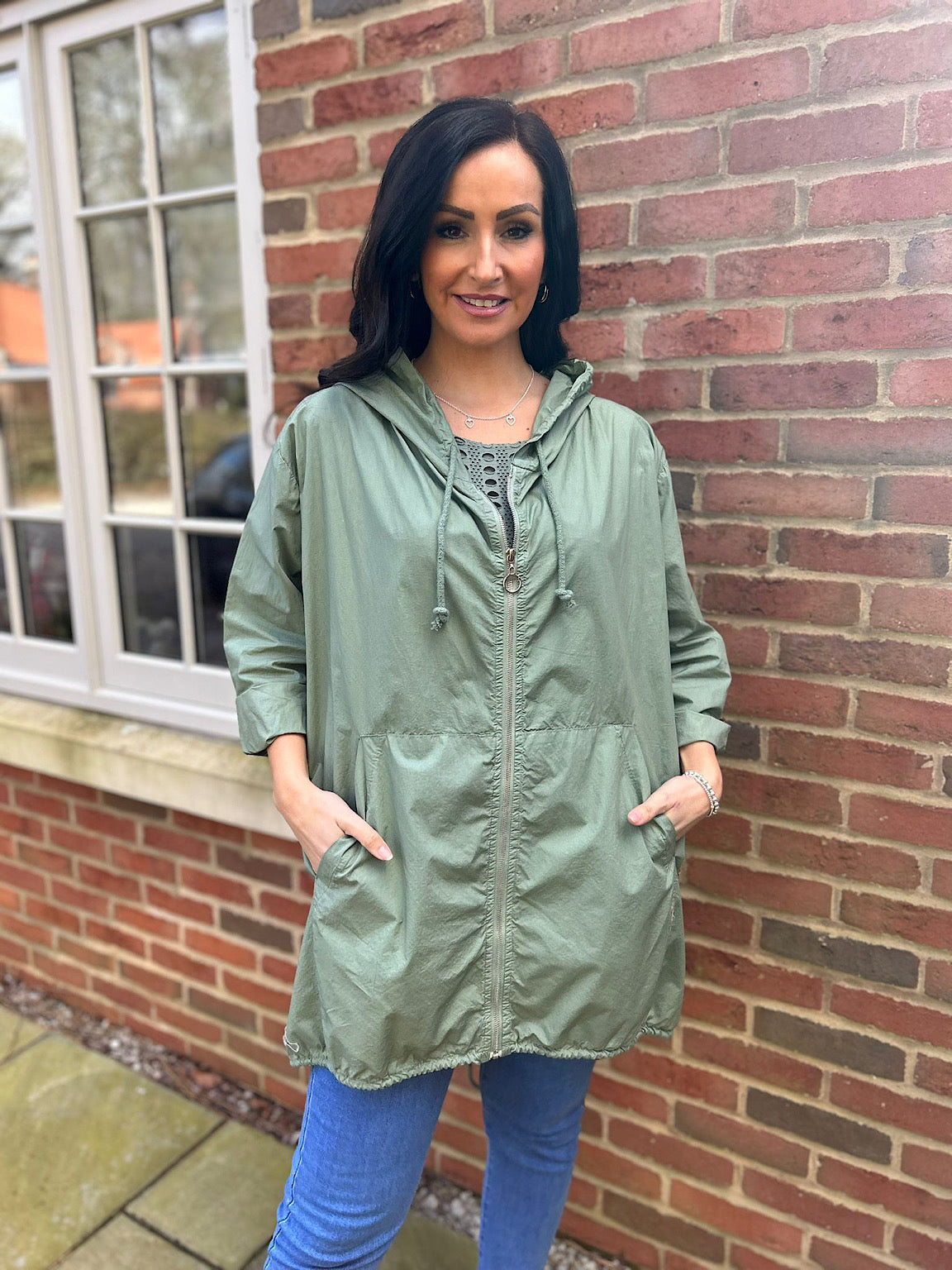 Khaki jacket size 20 clearance