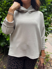 Stone Diamante Hoodie Kylie