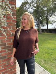 Chocolate Soft Knit Amelia