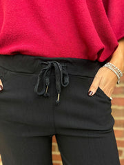 Black Wide Leg Magic Trousers