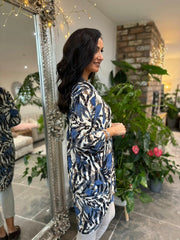 Blue Brushed Animal Tunic Gloria