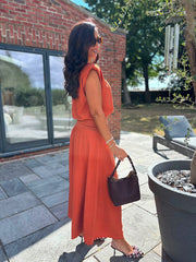 Rust Top & Skirt Set Daniella