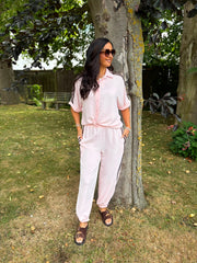 Pink Two Stripe Co-Ord Nikki
