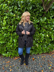 Black Quilted Jacket Eden