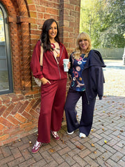 Wine Zip Up Hoodie Alice