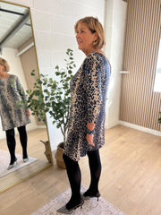Navy Leopard Print Tunic Layla
