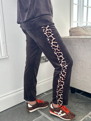 Chocolate Velour Leisure Set