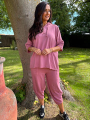Rose Crochet Hooded Top Clarice