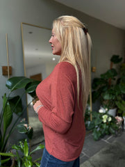 Rust Soft Touch Star Top Kelly
