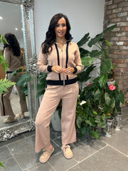 Camel Striped Tracksuit Macie