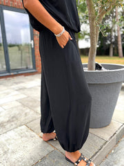 Black Two Piece Trouser Set Sara