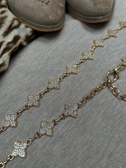 Gold Diamante Chain Belt Tillett s