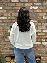 White Premium Cotton California Sweatshirt Jolene