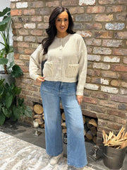 Stone Angel Wing Pocket Cardi Raya