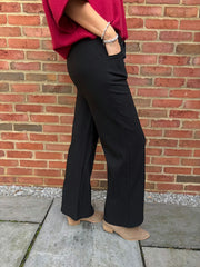 Black Wide Leg Magic Trousers