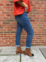 Denim Straight Leg Jeans