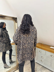 Leopard Print Coat Maxine