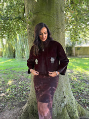 Black Premium Faux Fur Buckle Coat