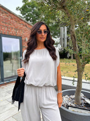 Mocha Two Piece Trouser Set Sara