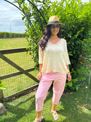 Stone Diamond Knit Matilda
