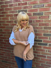 Camel Shirt and Tank Two Piece Gio