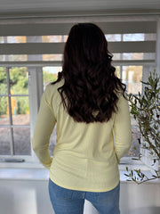 Lemon Ruffle Detail Top Jeanelle