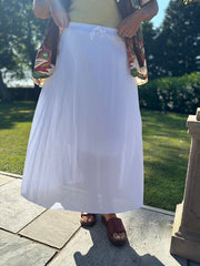 White Maxi Skirt Everly