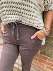 Chocolate Basic Reema Joggers 2