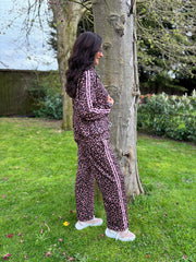 Chocolate Leopard Tracksuit Serena