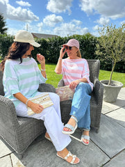 Pink Stripe Knit Karina