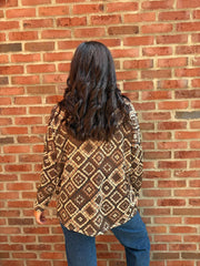 Chocolate Diamond Shimmer Top Freya