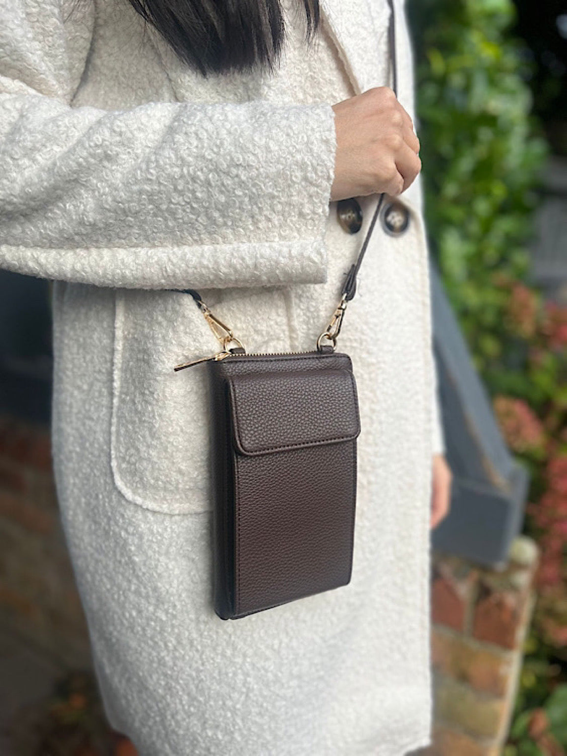 FixtureDisplays Cell Phone Purse Shoulder Bag Women Girl Sythetic Suede  Leather Handbag with Adjustable & Reviews | Wayfair