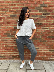 Charcoal Essential Joggers Stella