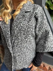 Grey Marl Boucle Jacket Lara