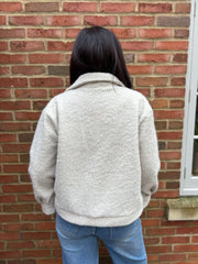 Stone Brushed Wool Jacket Lynda