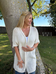 Stone Cosy Edge To Edge Cardi Mabel