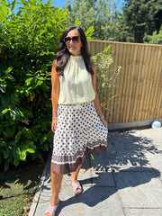 Stone Polka Dot Skirt Bailey