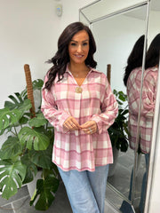 Rose Checked Blouse Nova