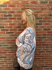 Mocha Soft Touch Aboriginal Knit Ava